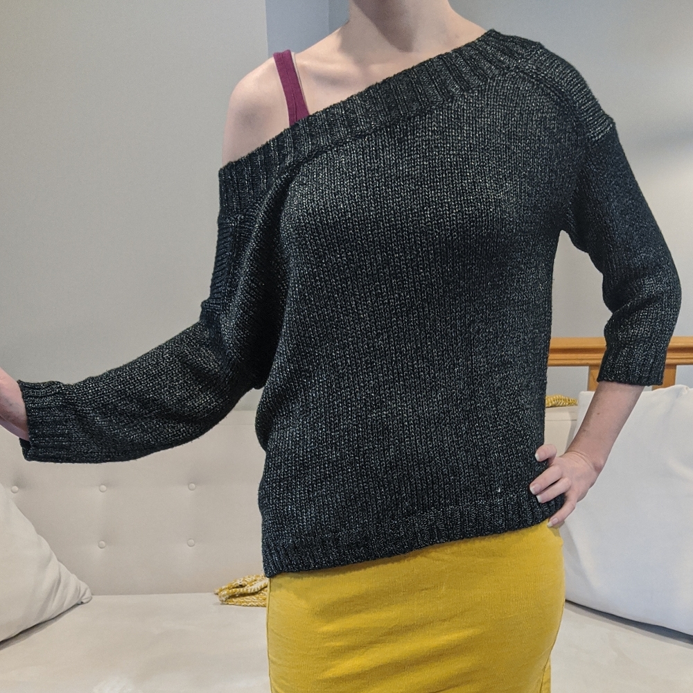Gap Slouchy 3/4 Sleeve Sweater